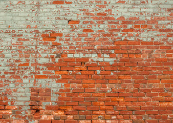 Old Weathered Brick Wall