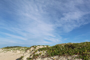 Fototapeta na wymiar Landscape of Praia das Dunas in Cabo Frio RJ