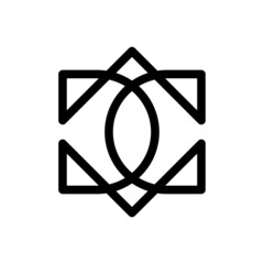 Letter DD DC logo template