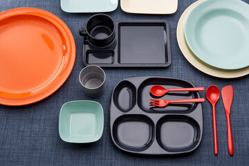 ceramic dishes of various colors