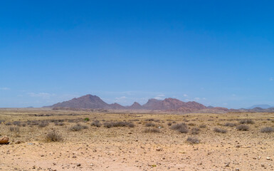 Fototapeta na wymiar Landschaft an der Hauptstraße C14, Namibia