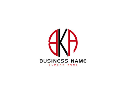 Letter BKA Logo Icon Vector Image Design