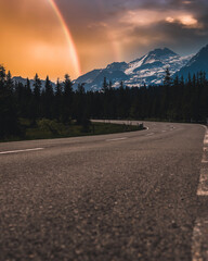 Gerlospass mit Regenbogen 