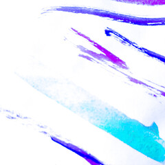 Brush Stroke Template. Indigo Stain Ink Painting.