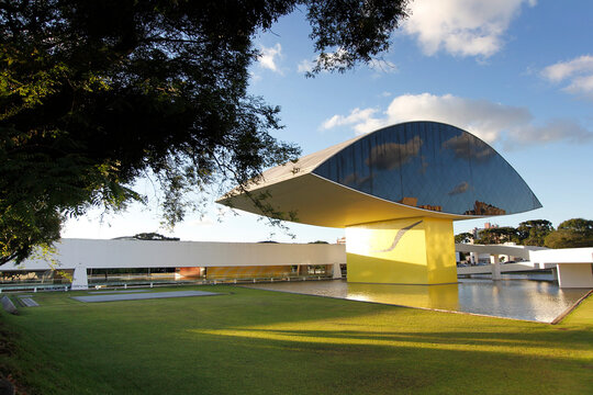 Curitiba, Paran&aacute;, Brazil - January 24, 2016: Museum in Curitiba, Parana State, Brazil.