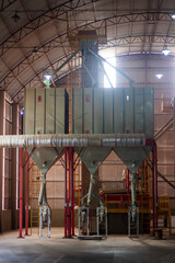 Estoque de ind&uacute;stria de gr&atilde;os.