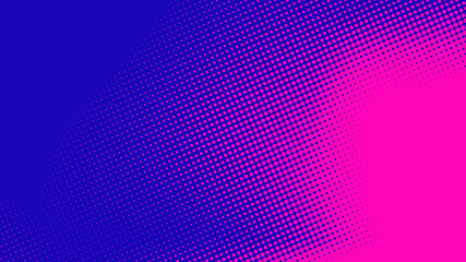 Fototapeta premium Abstract dots blue purple colors pattern gradient texture background.