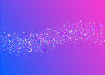 Iridescent Texture. Shiny Design. Digital Foil. Blue Laser Confetti. Transparent Background. Glitter Art. Glitch Tinsel. Party Multicolor Sunlight. Pink Iridescent Texture