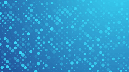 Abstract dot blue color pattern gradient texture technology background.