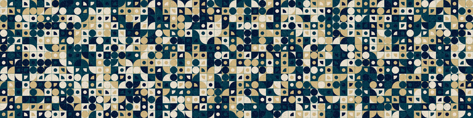 Abstract Geometric Pattern generative computational art illustration