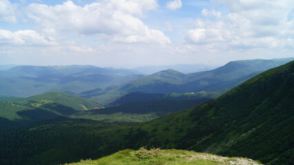 Fototapeta premium landscape with clouds