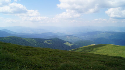 view of the mountains