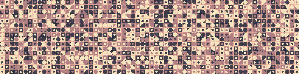 Abstract Geometric Pattern generative computational art illustration