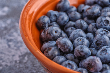 Fresh blueberry background. Blueberry Texture Close Blueberry Antioxidant Organic Superpeed Bowl Concept Healthy Nutrition