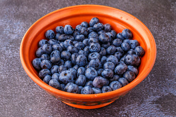 Fresh blueberry background. Blueberry Texture Close Blueberry Antioxidant Organic Superpeed Bowl Concept Healthy Nutrition