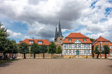 Obraz premium Marktplatz Derenburg Harz