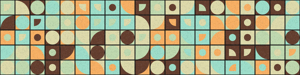 Abstract Geometric Pattern generative computational art illustration