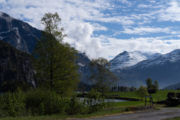 Oppstrynsvatnet, a lake in the municipality of Stryn in Sogn og Fjordan