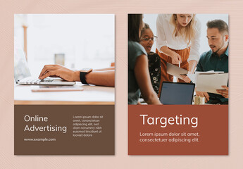 Online Advertising Poster Layouts
