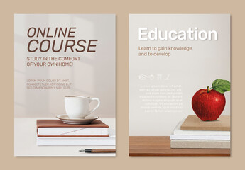 Editable Education Poster Layout