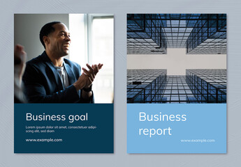 Business Poster Layout Set