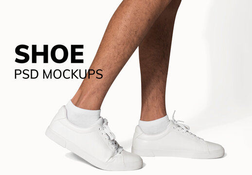 Editable Sneakers Mockup