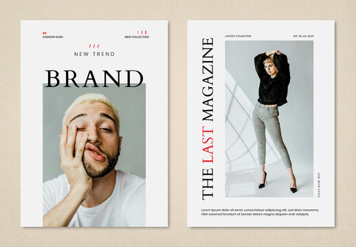 Stylish Fashion Poster Layouts for Beauty and Lifestyle