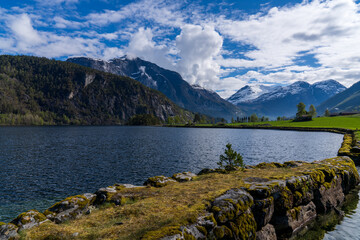 Oppstrynsvatnet, a lake in the municipality of Stryn in Sogn og Fjordan