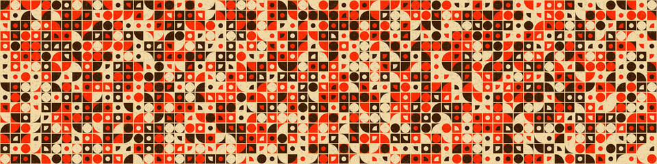Abstract Geometric Pattern generative computational art illustration
