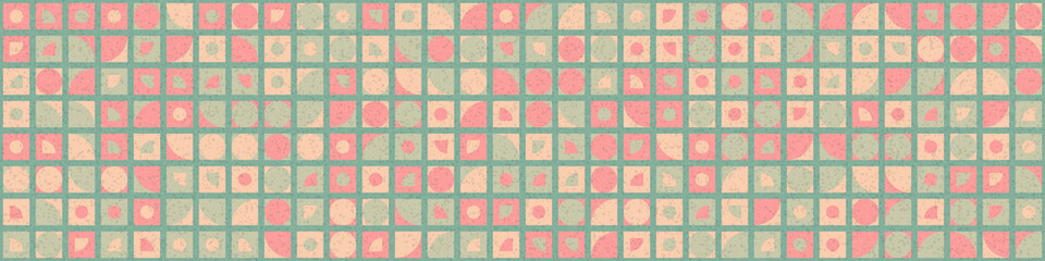 Abstract Geometric Pattern generative computational art illustration