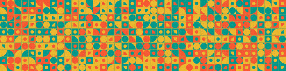 Abstract Geometric Pattern generative computational art illustration