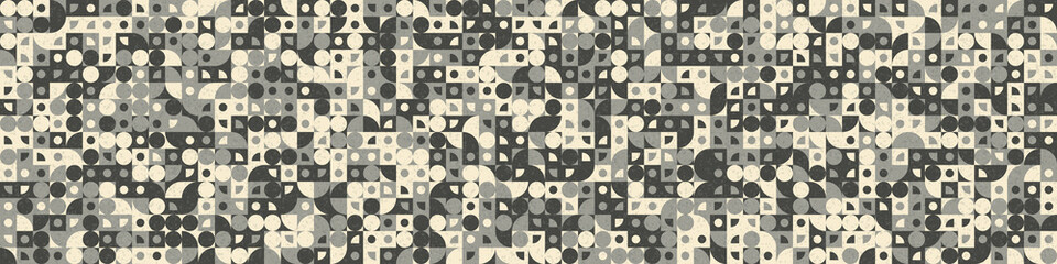 Abstract Geometric Pattern generative computational art illustration