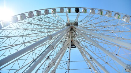 View of the amusement park