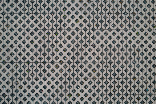Grey mesh - pattern. 