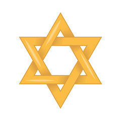 golden jewish star