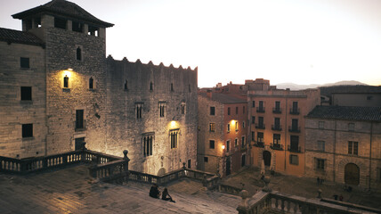 Girona, Pla&ccedil;a Catedral