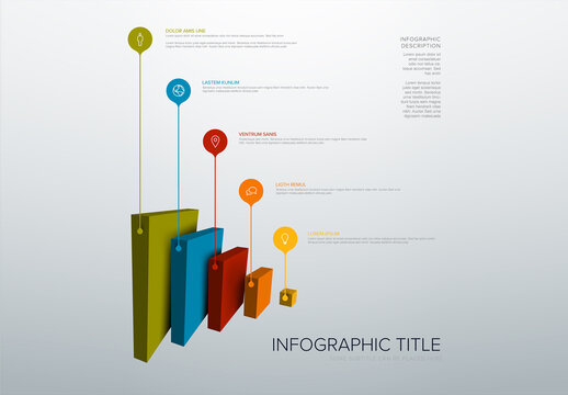 Vertical Layers Blocks Infographic Layout