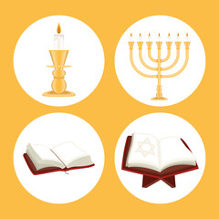 four yom kippur icons
