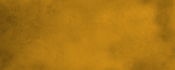 Abstract yellow concrete or wall texture with black distressed background design