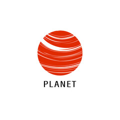 Planet logo design concept
