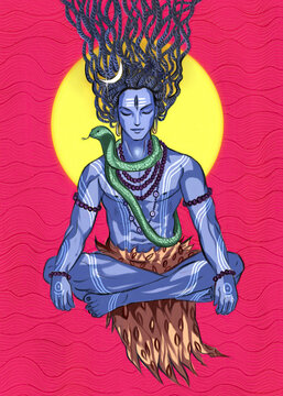 Shiv Lord Shiva 3D Wallpaper painting Stock Illustration | Adobe Stock Shiv Lord Shiva 3D Wallpaper painting Stock Illustration | Adobe Stock