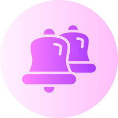 bell flat gradient icon