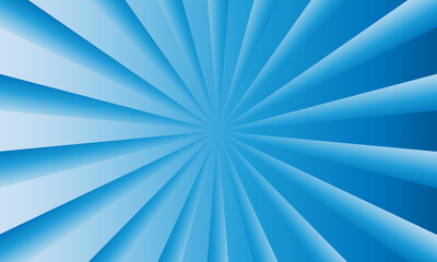 Creative blue sunburst  vector background