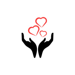 Obraz premium Love icon design illustration