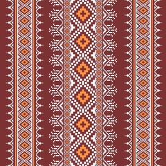 set of seamless patterns Ikat pattern ethnic tribal textile geometric fabric aztec American African motif mandalas native boho bohemian carpet india Asia 