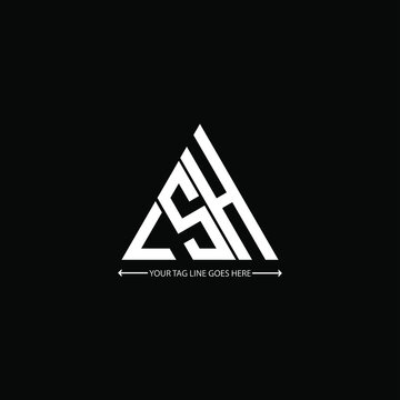 LSH letter logo creative design. LSH unique design

