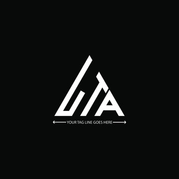 LTA letter logo creative design. LTA unique design
