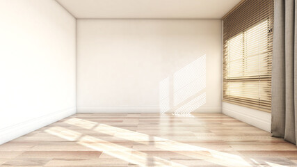 Empty room with Wall Background. 3D illustration, 3D rendering	
