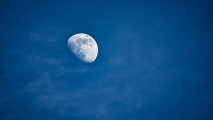 Naklejka na ściany i meble blue moon in the night