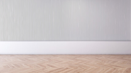Empty room with Wall Background. 3D illustration, 3D rendering	